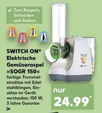 Kaufland SWITCH ON Elektrische Gemüseraspel SOGR 150 Angebot