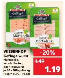 Kaufland WIESENHOF Geflügelwurst Angebot