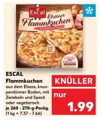Kaufland ESCAL Flammkuchen Angebot