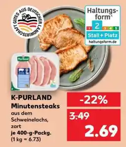 Kaufland K-PURLAND Minutensteaks Angebot