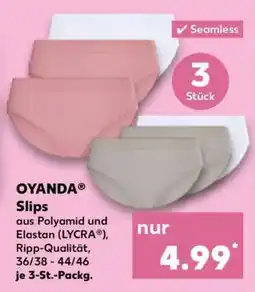 Kaufland OYANDA Slips Angebot