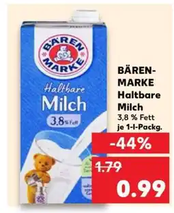 Kaufland BÄREN-MARKE Haltbare Milch Angebot