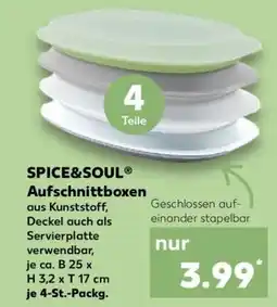Kaufland SPICE&SOUL Aufschnittboxen Angebot