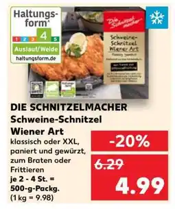 Kaufland DIE SCHNITZELMACHER Schweine-Schnitzel Wiener Art Angebot