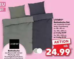Kaufland LIV&BO Bettwäsche-Set Angebot