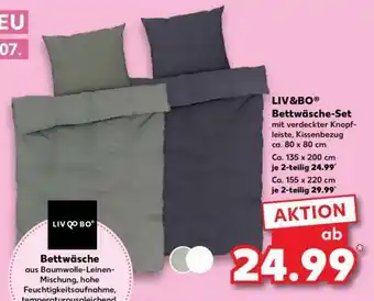 Kaufland LIV&BO Bettwäsche-Set Angebot