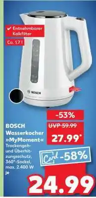 Kaufland BOSCH Wasserkocher MyMoment Angebot
