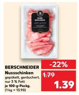 Kaufland BERSCHNEIDER Nussschinken Angebot