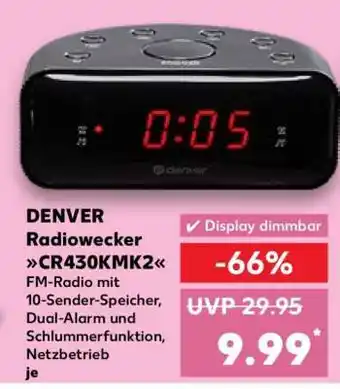 Kaufland DENVER Radiowecker CR430KMK2 Angebot