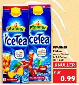 Kaufland Pfanner Eistee Angebot