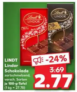Kaufland LINDT Lindor Schokolade Angebot