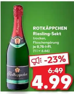 Kaufland ROTKÄPPCHEN Riesling-Sekt Angebot