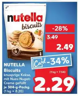 Kaufland Nutella Biscuits Angebot