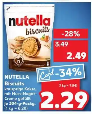 Kaufland Nutella Biscuits Angebot