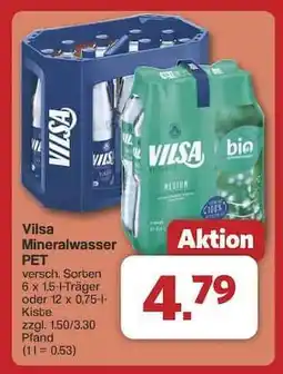 Famila Nord Ost Vilsa Mineralwasser PET Angebot