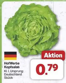 Famila Nord Ost HofWerte Kopfsalat Angebot