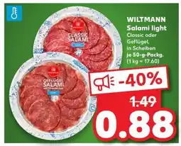 Kaufland WILTMANN Salami light Angebot