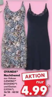 Kaufland OYANDA Nachthemd Angebot