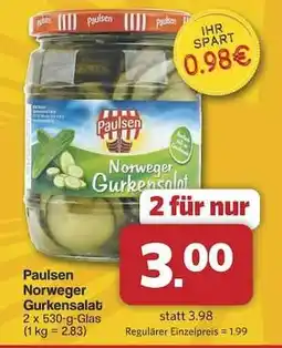 Famila Nord Ost Paulsen Norweger Gurkensalat Angebot