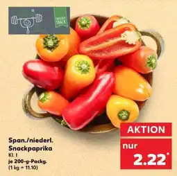 Kaufland Span./niederl. Snackpaprika Angebot
