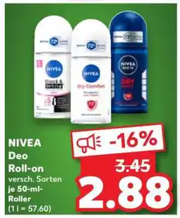 Kaufland NIVEA Deo Roll-on Angebot