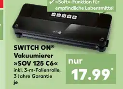 Kaufland SWITCH ON Vakuumierer SOV 125 C6 Angebot