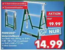 Kaufland PARKSIDE Unterstellbock Angebot