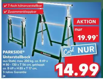 Kaufland PARKSIDE Unterstellbock Angebot