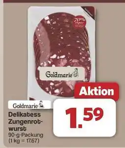 Famila Nord Ost Goldmarie Delikatess Zungenrotwurst Angebot