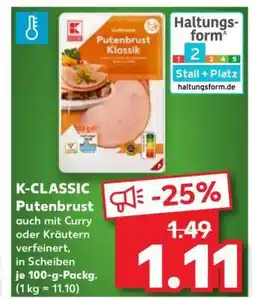 Kaufland K-CLASSIC Putenbrust Angebot
