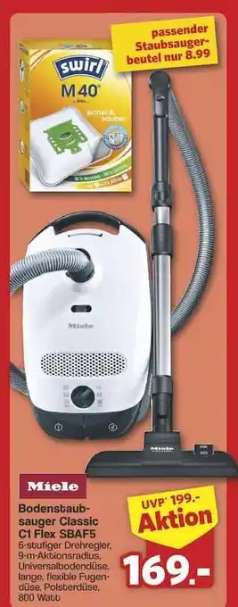 Famila Nord Ost Miele Bodenstaubsauger Classic C1 Flex SBAF5 Angebot