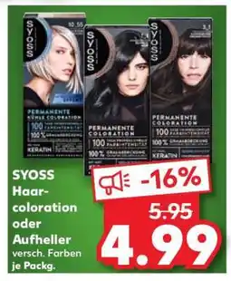 Kaufland SYOSS Haarcoloration oder Aufheller Angebot