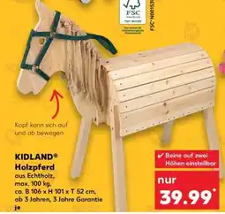 Kaufland KIDLAND Holzpferd Angebot
