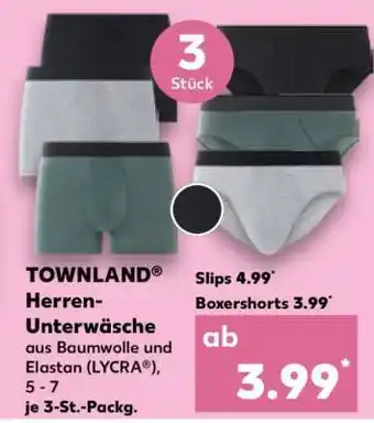 Kaufland TOWNLAND Herren-Unterwäsche Angebot