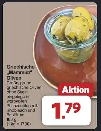 Famila Nord Ost Griechische Mammut Oliven Angebot