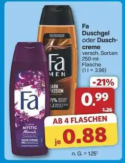 Famila Nord Ost Fa Duschgel oder Duschcreme Angebot