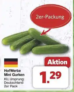 Famila Nord Ost HofWerte Mini Gurken Angebot