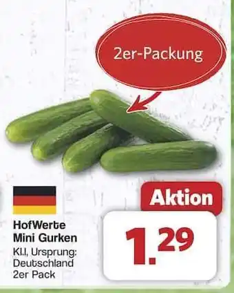 Famila Nord Ost HofWerte Mini Gurken Angebot