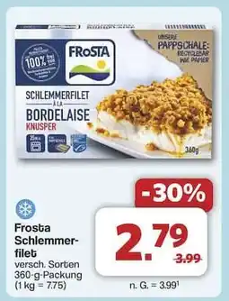 Famila Nord Ost FROSTA Schlemmerfilet Angebot