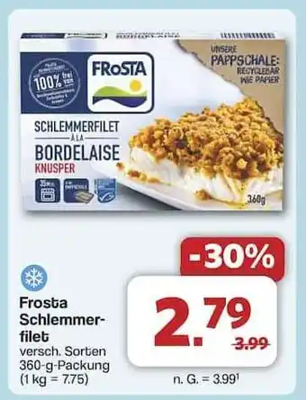 Famila Nord Ost FROSTA Schlemmerfilet Angebot