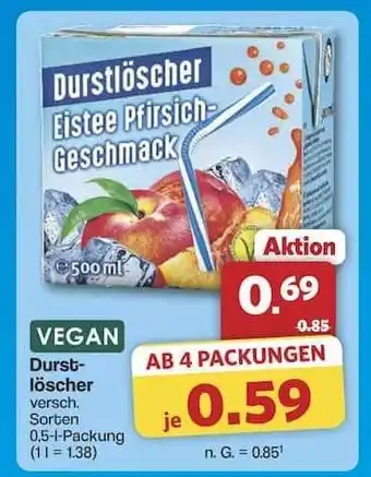 Famila Nord Ost Durstlöscher Eistee Pfirsich-Geschmack Angebot