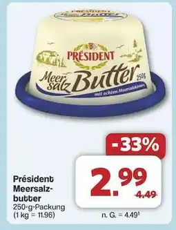 Famila Nord Ost PRÉSIDENT Meersalzbutter Angebot