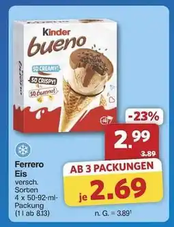 Famila Nord Ost FERRERO Eis Angebot
