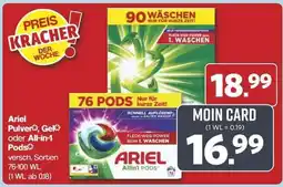 Famila Nord Ost Ariel Pulver, Gel oder All-in-1 Pods Angebot