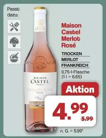 Famila Nord Ost Maison Castel Merlot Rosé Angebot