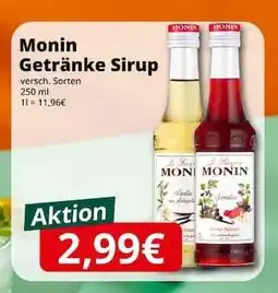 Famila Nord Ost Monin Getränke Sirup Angebot