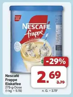 Famila Nord Ost Nescafé frappé Eiskaffee Angebot