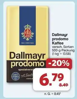 Famila Nord Ost Dallmayr prodomo Kaffee Angebot