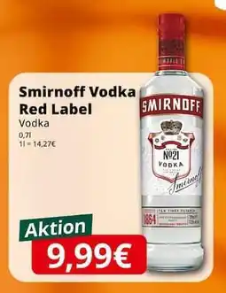 Famila Nord Ost Smirnoff Vodka Red Label Angebot