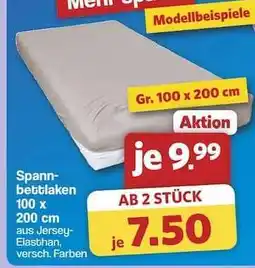 Famila Nord Ost Spannbettlaken Angebot